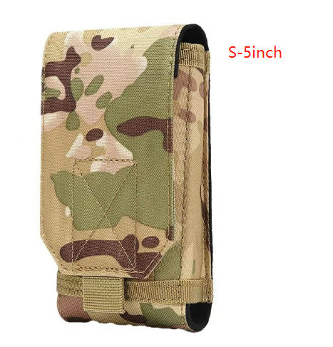 Molle Mobile Phone Bag Waist Bag Men's Sports Running Coin Purse Universal Multifunctional Vertical Belt Portable Wear Belt