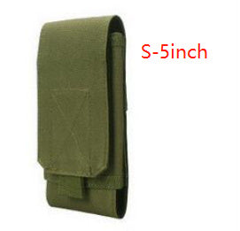 Molle Mobile Phone Bag Waist Bag Men's Sports Running Coin Purse Universal Multifunctional Vertical Belt Portable Wear Belt
