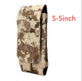 Molle Mobile Phone Bag Waist Bag Men's Sports Running Coin Purse Universal Multifunctional Vertical Belt Portable Wear Belt